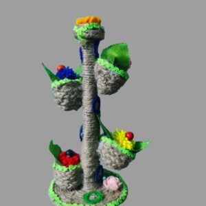 Jute flower stand