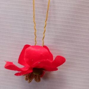 Rose hair pin