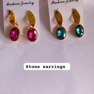 Stone earring