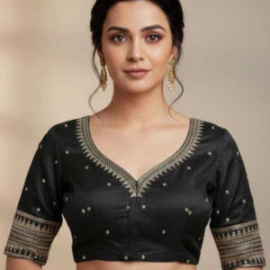 Elegant Black Designer Blouse