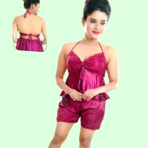 SILK SHORT NIGHTY