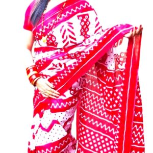 COTTON HANDMADE TANTA SAREE