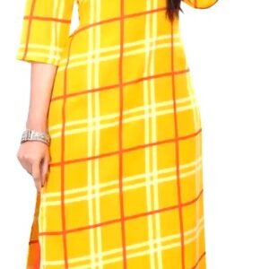 Yellow Cotton Kurti