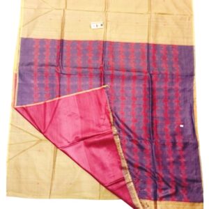 Tassar handmade saree