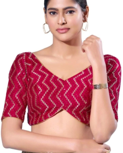 Stylish Wine Red Designer Blouse