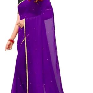 Georgette Embellished Saree