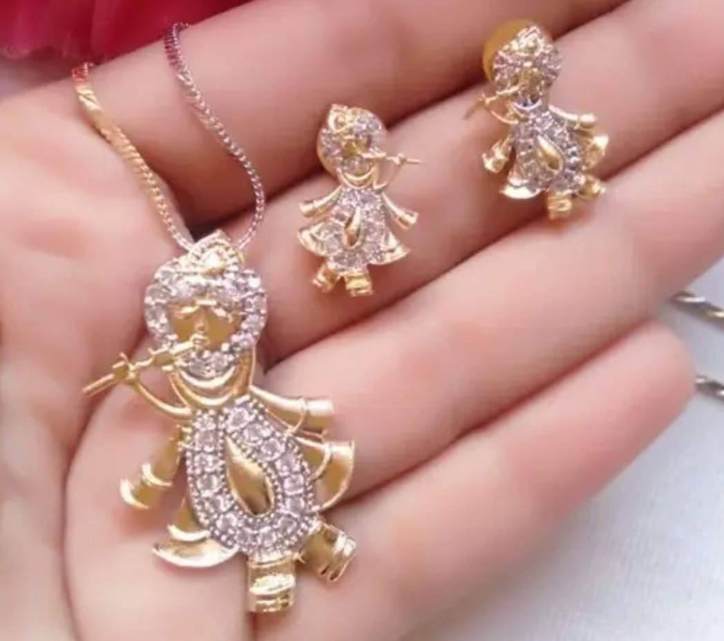 Women's Gold Plated Jewellery Set