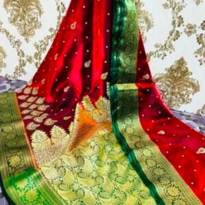 BANARASI SATAN WITH FULL EMB WORK SAREES