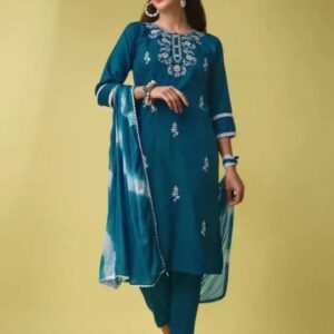 Girls Kurta, Pant With Dupatta