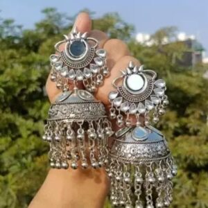 Mirror Work Jhumka for girls