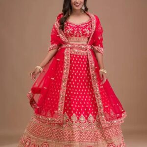Wedding Wear Silk Blend Lehenga