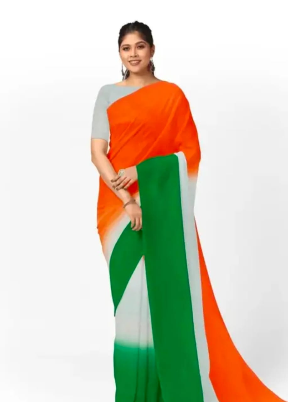 TRICOLOR SAREE