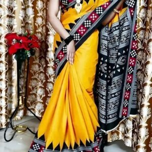 cotton Sambalpuri printed saree