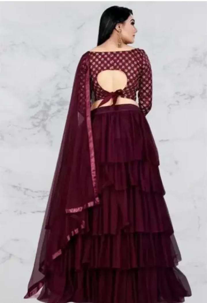 Embroidery Work Lehenga Choli - Image 3