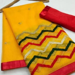RASBARI YELLOW SAREE