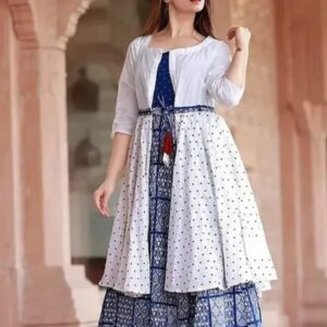 WOMEN KURTIES WITH JACKET
