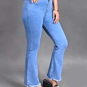 High Rise Blue Jeans