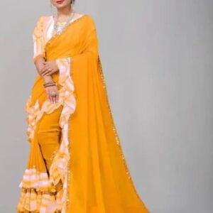 Georgette Saree With Blouse