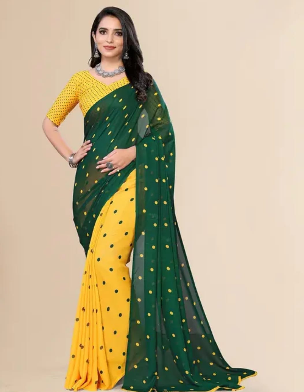 Georgette Printed Women's Saree