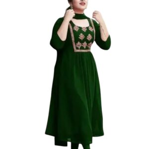 Designer kurtis with duptta Dupatta Sets