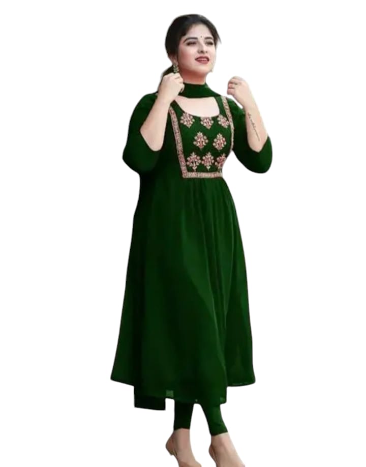 Designer kurtis with duptta Dupatta Sets