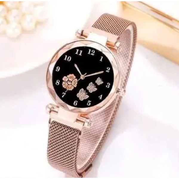 Black Belt Watch for Women