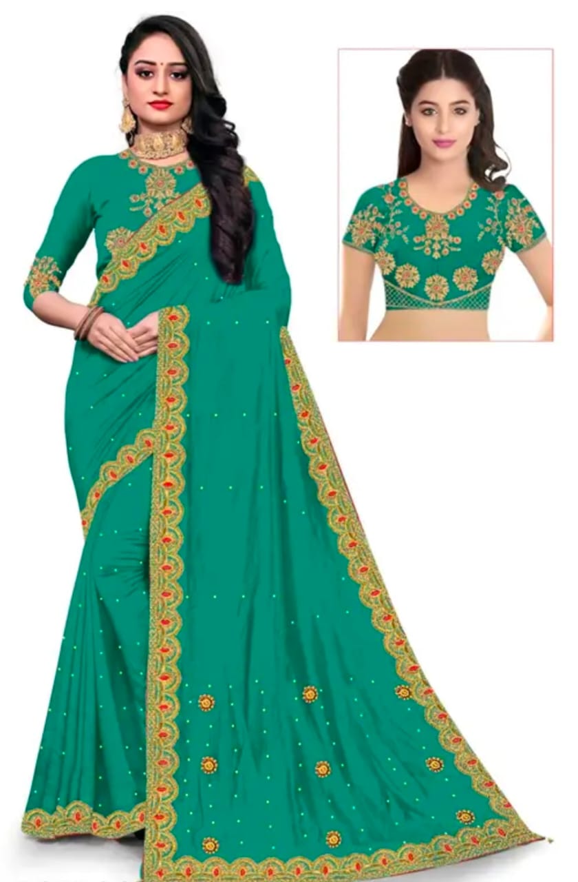 Fancy Vichitra Saree