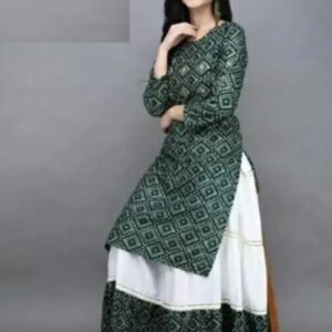 BANDHANI KURTA SET
