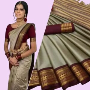 Plain Silk Saree