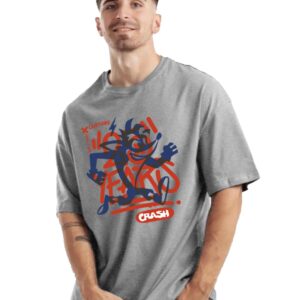 Grey Color Half Sleeve T-shirt