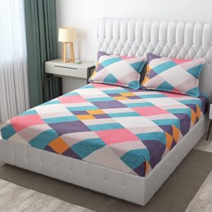 Single Bed Bedsheet With 1 Pillow Cover