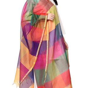 Cotton Silk Multicolor Dupatta
