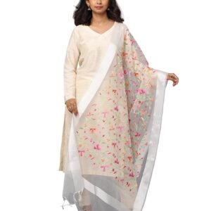 HELLA FASHIONS Women's Organza Duppata