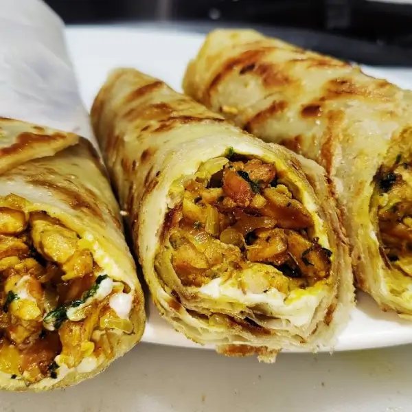 Double Egg Chicken Lachha Roll - Image 3