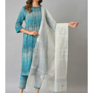 Woven Dupatta White