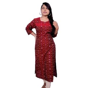ODISHA HANDLOOM SAMBALPURI COTTON KURTI