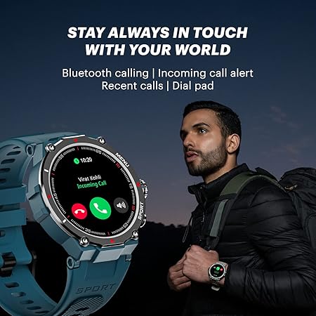 Noise Force Rugged & Sporty 1.32" Bluetooth Calling Smart Watch - Image 4
