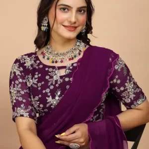 Women's Georgette saree