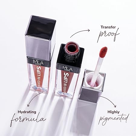 MILA BEAUTÉ Locked in Lips Liquid Lipstick Sweet Berry (Matte) - Image 4