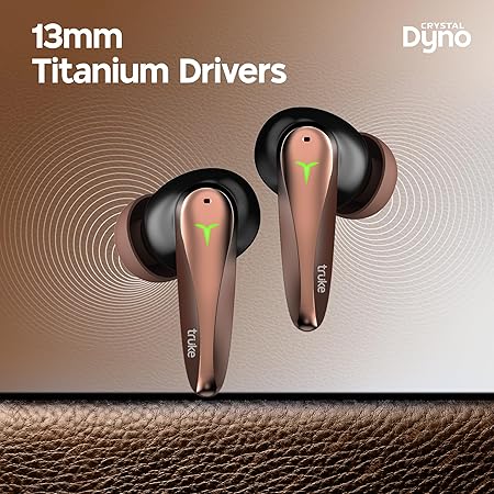 truke New Launch Crystal Dyno Leather Finish True Wireless in Ear Earbuds - Image 4