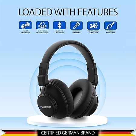 Blaupunkt Newly Launched BH41 Bluetooth Wireless Over Ear Headphone - Image 4