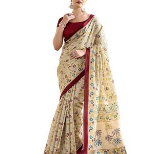 Madhubani Printed Saree