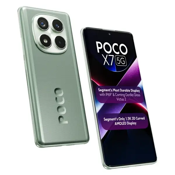 POCO X7 5G (Glacier Green, 256 GB) (8 GB RAM)