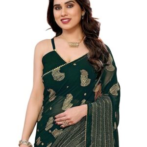 Georgette Foil Printed Saree