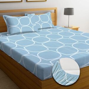 Bedsheets with 2 King Size Pillow Covers Double Bed
