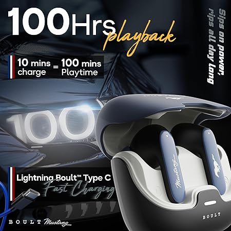 Boult x Mustang Derby Truly Wireless in Ear Earbuds - Image 4