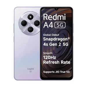 Redmi A4 5G (Sparkle Purple, 6GB RAM, 128GB Storage)