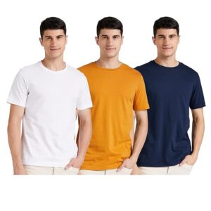 Men's Solid Cotton T Shirt