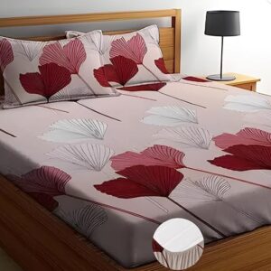 Bedsheets with 2 King Size Pillow Covers