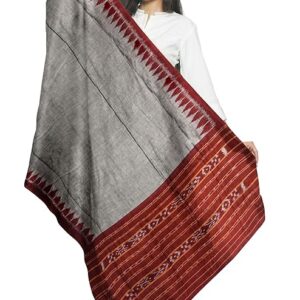 FLOWRINA Odisha Sambalpuri Handloom Cotton Dupatta